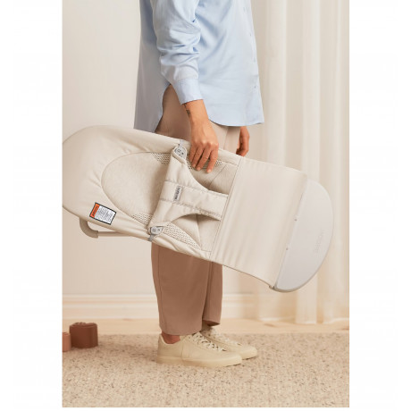 BabyBjörn - Siège Sauteur Bliss 3D Jersey beige clair 