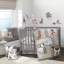 Lambs & Ivy - 3 Piece Crib Set - Bow Wow