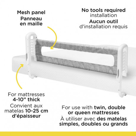 Safety 1st - Barrière de lit dessus de matelas