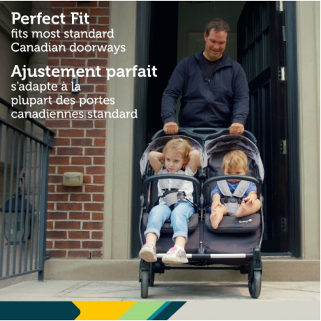 Safety 1st - Poussette double DUO - Black Star Safety 1st - Poussette double DUO - Black Star