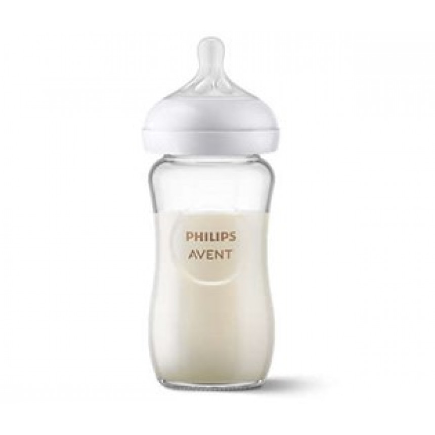 Avent - Naturel - Biberon en verre 8oz