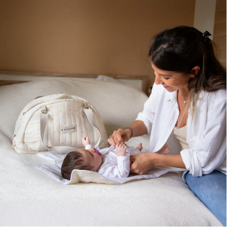 Baby On Board - Sac à couche Doudoune - Blanc