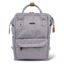 BabaBing - Mani Backpack Changing Bag - Grey Fabric