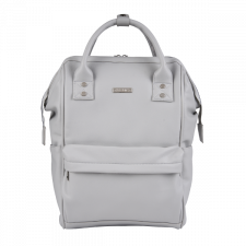 BabaBing - Backpack Changing Bag - Grey Leather
