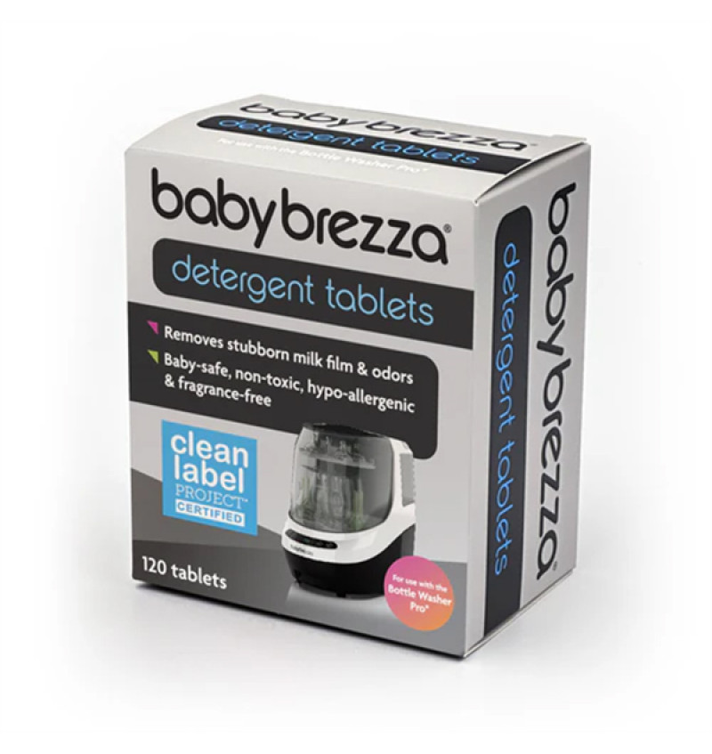 Baby Brezza - Tablettes de détergent pour Bottle Washer Pro (120 tablettes)