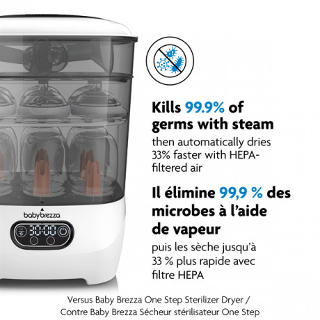 Baby Brezza - Robot Formula Pro Advanced & Stérilisateur Sécheur One-Step
