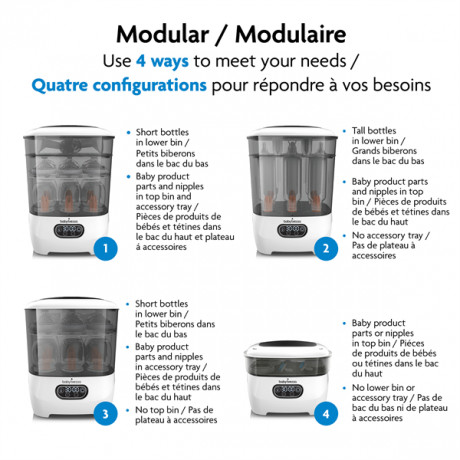 Baby Brezza - Robot Formula Pro Advanced & Stérilisateur Sécheur One-Step