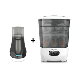 Baby Brezza - Stérilisateur Sécheur One-Step & Chauffe-biberon