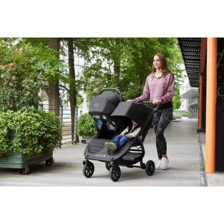 Baby Jogger - Poussette City Mini GT2 Double - Jet