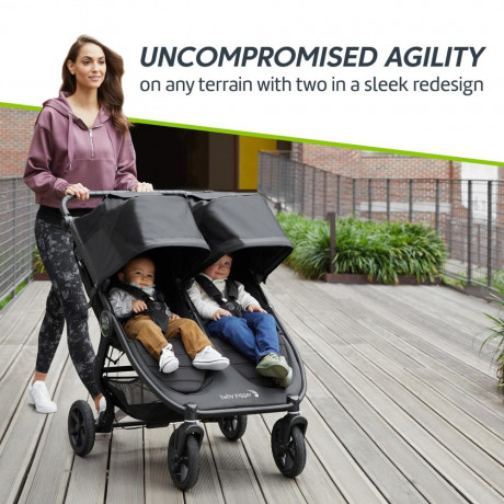 Baby Jogger - Poussette City Mini GT2 Double - Jet