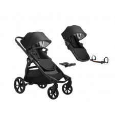 Baby Jogger - City Select 2 Stroller + 2nd Seat Eco - Lunar Black