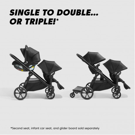 Baby Jogger - Poussette City Select 2 Eco Collection - Lunar Black