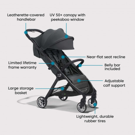 Baby Jogger - City Tour 2 Stroller - Pitch Black
