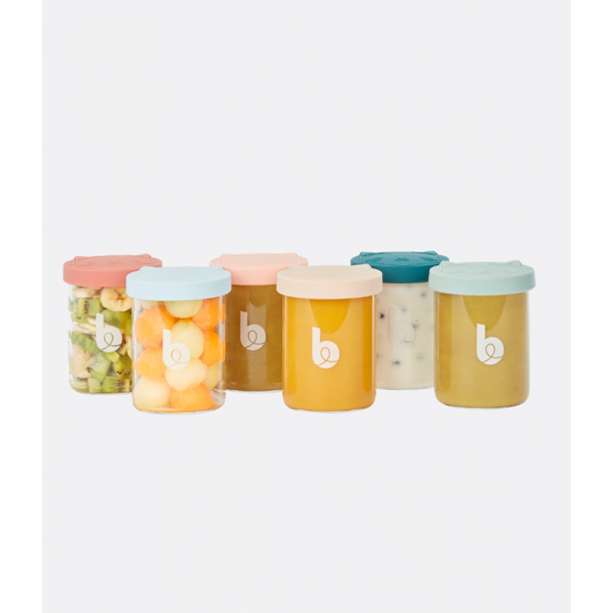 BabyMoov - Isy Bowls - Contenants alimentaires en verre borosilicate