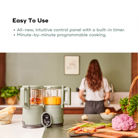 BabyMoov - Robot culinaire Duo Meal en verre