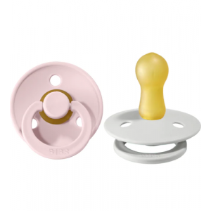 BIBS - Color Pacifier 0-6M (2pk) Blossom/Haze