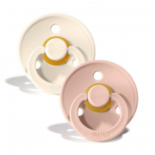 BIBS - Color Pacifier 0-6M (2pk) Ivory/Blush