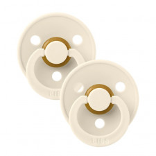 BIBS - Color Pacifier 0-6M (2pk) Ivory