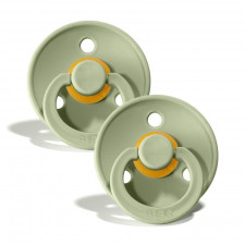 BIBS - Color Pacifier 0-6M (2pk) Sage