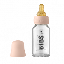BIBS - Baby Glass Bottle 110ml - Blush