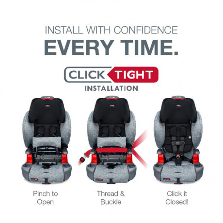 Britax - Siège d'auto Grow With You ClickTight Harness-2-Booster - Asher