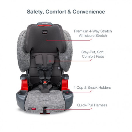 Britax - Siège d'auto Grow With You ClickTight Harness-2-Booster - Asher