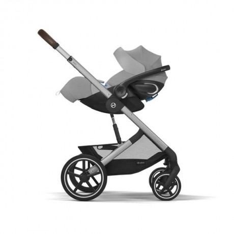 Cybex - Poussette Balios S Lux - Stone Grey (Cadre Argenté)