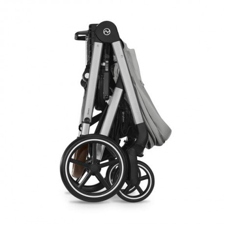 Cybex - Poussette Balios S Lux - Stone Grey (Cadre Argenté)