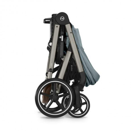 Cybex - Poussette Balios S Lux - Stormy Blue (Cadre Taupe)