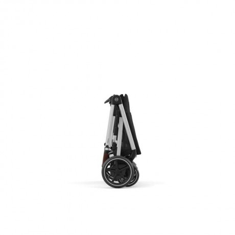 Cybex - Poussette e-Gazelle S - Moon Black (Cadre Argenté)