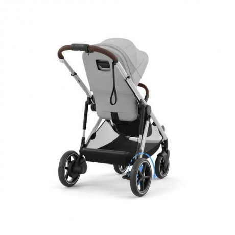 Cybex - Poussette e-Gazelle S - Stone Grey (Cadre Argenté)