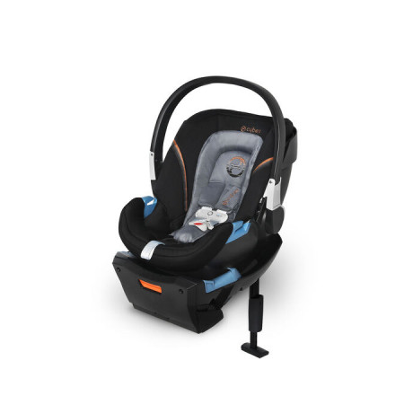 Cybex - Système de voyage EOS - Moon Black avec chassis argenté