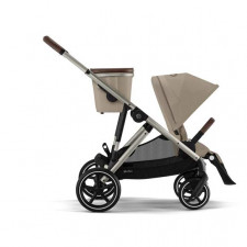 Cybex - Poussette Gazelle S - Almond Beige (Cadre Taupe)