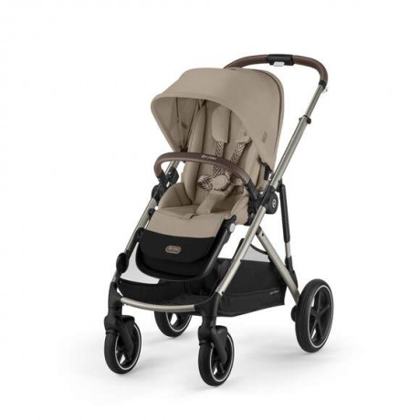 Cybex - Poussette Gazelle S - Almond Beige (Cadre Taupe)