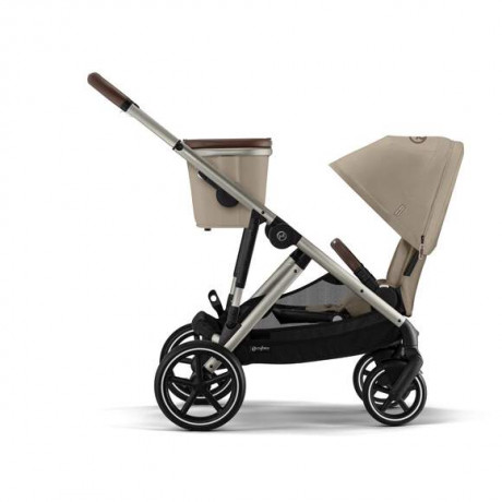 Cybex - Poussette Gazelle S - Almond Beige (Cadre Taupe)
