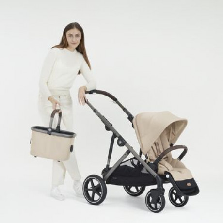 Cybex - Poussette Gazelle S - Moon Black (Cadre Taupe)