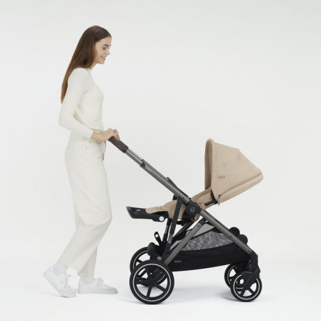Cybex - Poussette Gazelle S - Moon Black (Cadre Taupe)