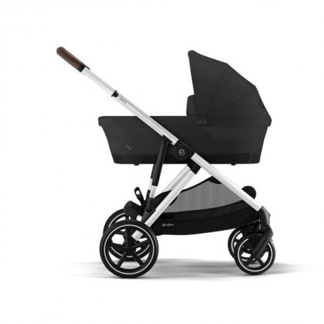 Cybex - Poussette Gazelle S - Moon Black (Cadre Argenté)