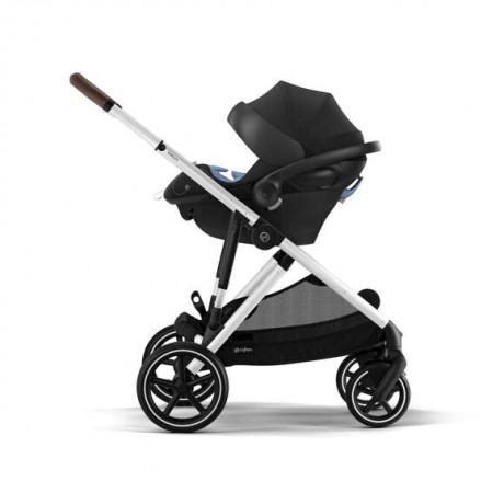 Cybex - Poussette Gazelle S - Moon Black (Cadre Argenté)