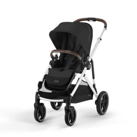 Cybex - Poussette Gazelle S - Moon Black (Cadre Argenté)
