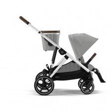 Cybex - Poussette Gazelle S - Stone Grey (Cadre Argenté)