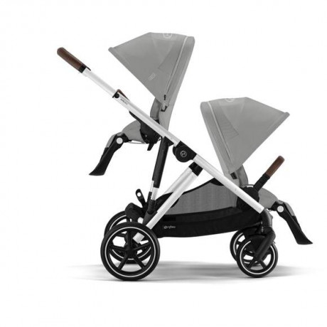 Cybex - Poussette Gazelle S - Stone Grey (Cadre Argenté)