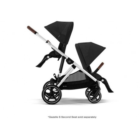 Cybex - Poussette Gazelle S - Argent/Noir Lune