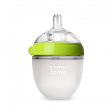 Comotomo - Biberon en silicone 150ml/5oz - Vert