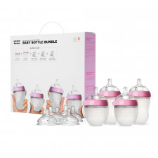 Comotomo - Baby Bottle Bundle - Pink