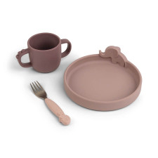Done by Deer - Peekaboo Dinner Set - Powder