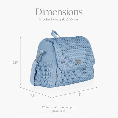 Dream On Me - Sac à couche Hannah & Sophia Belle - Bleu Dream On Me - Sac à couche Hannah & Sophia Belle - Bleu