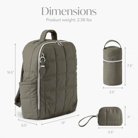 Dream On Me - Sac à couche Hannah & Sophia North - Vert forêt