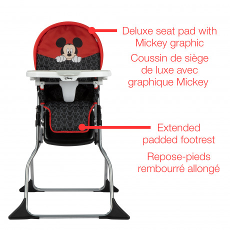 Disney Baby - Chaise haute Peeking Mickey