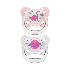 Dr. Brown's - Glow in the Dark PreVent  Pacifier - Dinosaur/Planet